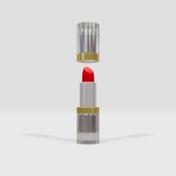 Worlds 3D Promo: Glass-Encased Refillable Lipstick